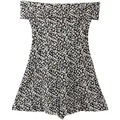 Bershka Jumpsuit geel / zwart / wit