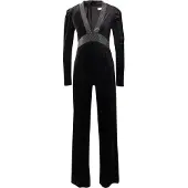 Warehouse Jumpsuit 'Hotfix' zwart / zilver