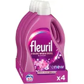 Fleuril 4x Fleuril Vloeibaar Wasmiddel Renew Bloesem 51 Wasbeurten 2,55 liter