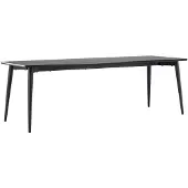 Venture Home Ellis eetkamertafel 85x230 cm zwart.