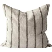 Tell Me More Melvin kussenhoes 50x50 cm Taupe stripe