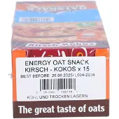 Energy Oatsnack Bar - 15 repen - Cherry Coconut