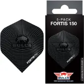 Bull's Fortis 150 No.2 Flights | 5-Pack Black