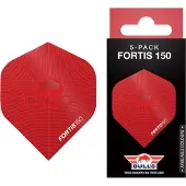 Bull's Fortis 150 No.2 Flights | 5-Pack Red