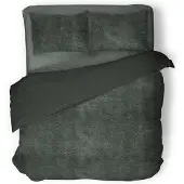 Eleganzzz Dekbedovertrek Flanel Fleece - green 240x200/220cm