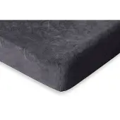 Eleganzzz Hoeslaken Flanel Fleece 35cm Hoekhoogte - dark grey 160x200cm
