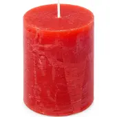 Spaas - Rustiek Kaars 70/95mm-rood