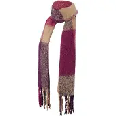 Sarlini Winter Sjaal Dames Sjaal Multi-Cerise