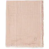 Jollein Baby Wiegdeken - 75x100cm - Fringe - Moonstone/Ivory - GOTS