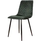 DS4U Eetkamerstoel Gaby | DS4U fluweel groen 50x86x57 cm eetkamerstoelen | NADUVI