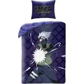 Halantex SP. z.o.o. Shippuden Dekbedovertrek, Kyuubi - Eenpersoons - 140 x 200 + 70 x 90 cm - Polyester
