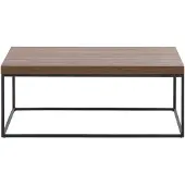 Beliani DELANO - Salontafel - Donkere houtkleur - MDF