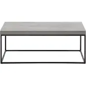 Beliani DELANO - Salontafel - Grijs - MDF