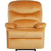 Beliani ESLOV - TV-fauteuil - Geel - Fluweel