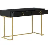 Beliani WESTPORT - Kaptafel - Zwart - MDF