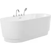 Beliani EMPRESA - Badkuip met armituur - Wit - 80 x 170 - Acryl