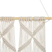 Beliani KALADY - Stoffen wanddecoratie-Beige-Katoen