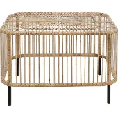 Beliani CESANTICO - Tafellamp - Naturel - Rotan