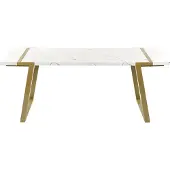 Beliani MARTYNIKA - Eettafel-Wit-MDF