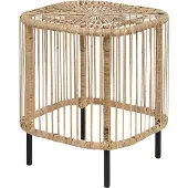 Beliani CESANTICO - Tafellamp - Naturel - Set van 2 - Rotan