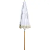 Beliani MONDELLO - Parasol - Wit - Polyester