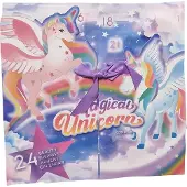 Casuelle Magical unicorn kinder adventskalender 2024 - 24 vakjes met cadeautjes - Beauty adventskalender