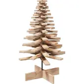 vidaXL Kerstdecoratie kerstboom 100 cm massief grenenhout