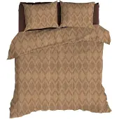 Romanette Dekbedovertrek Mazzini Camel Katoen-200 x 200 / 220 cm | 2-Persoons