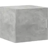 vidaXL Wandkast 45x42,5x40 cm bewerkt hout betongrijs
