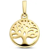 The Jewelry Collection 14K geelgoud hanger levensboom 4026952