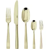 Sambonet Bestekset Flat Mirror PVD Champagne (30-Delig)