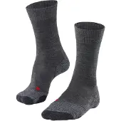Falke TK2 anti-blaar dik wol functioneel materiaal wandelsokken dames grijs - maat 39-40