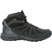Jack Wolfskin Boots 'Woodland 2' zwart / wit