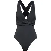 Seafolly - Women's Collective Cross Back One Piece - Badpak 36, zwart
