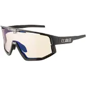Bliz - Zonnebrillen - Fusion Matt Black Nano Optics Photochromic Brown W Blue Multi voor Unisex - Zwart