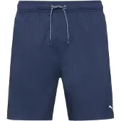 Puma Swim Halflange Zwembroek voor Heren, Blauw, Maat XL