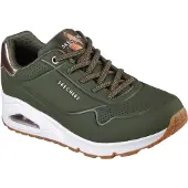 SKECHERS Sneakers laag 'Uno' brons / kaki