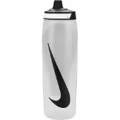 Nike Refuel Grip Bidon 946ML Lichtgrijs Zwart