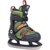 K2 Schaatsen - Raider Ice - Zwart/Groen - - 29/34 - Schaatsen