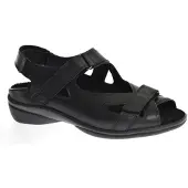 Durea 7258 wijdte K Sandalen | Maat 6 Dames Zwart