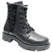 Twins 322625_Brenda Boot_Wijdte 5 Veterschoenen | Maat 31 Meisjes Zwart