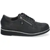 Durea 6265 475 0557 Nette veterschoenen | Maat 8.5 Dames Zwart