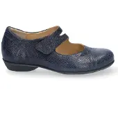 Durea 5737 wijdte H Bandschoenen | Maat 5.5 Dames Blauw