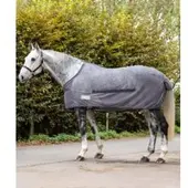 Waldhausen Comfort - Vliegendeken met buikflap - Paardendeken - 205 cm - Grijs