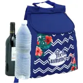 Gerimport koeltas Hello Summer 34 cm 12 liter polyester blauw