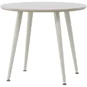 Ebuy24 Plaza eetkamertafel voor kinderen Ø60 cm beige.