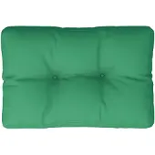 vidaXL Palletkussen 60x40x12 cm stof groen