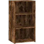 vidaXL Dressoir 50x41x93 cm bewerkt hout gerookt eikenkleurig