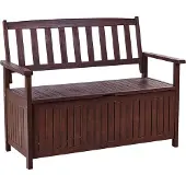Beliani SOVANA - Tuinbank - Mahonie - Acaciahout
