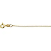 Trendjuwelier huiscollectie 4016339 Collier Geelgoud Gourmet 0,8 mm